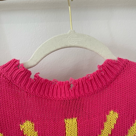 NUDE 100% Cotton relaxed fit sweater vest. - Picture 4 of 9